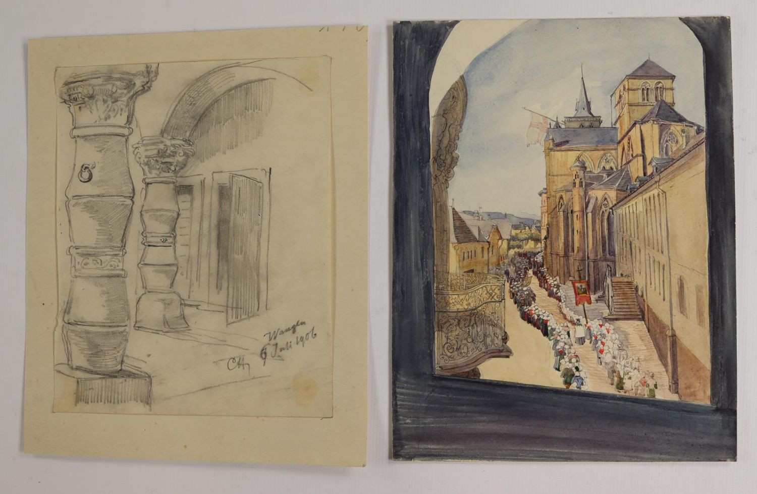 Große Abbildung Nr.2: 145-3046 Vier Blatt,: (Varia, Architektur)