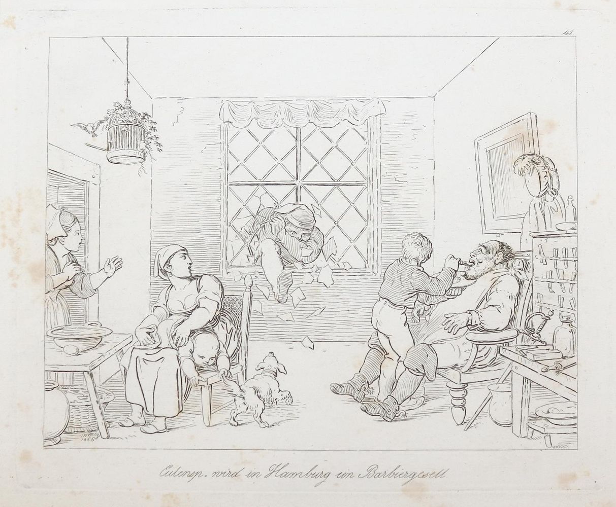 Große Abbildung Nr.2: 145-3056 Friseur und Barbier.: (Varia, Berufe)