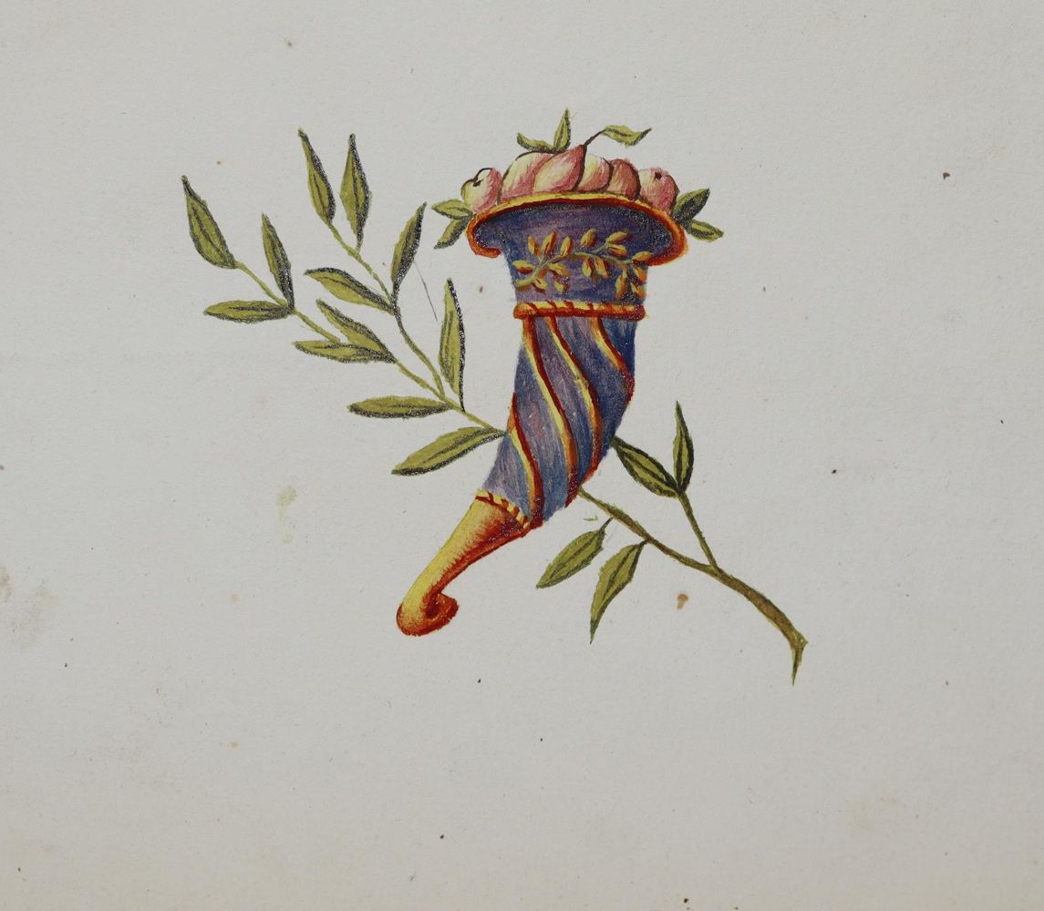 Große Abbildung Nr.5: 145-3070 Blumen und Ornamente.: (Varia, Botanik)