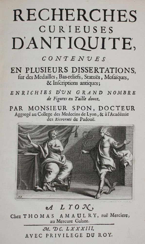 Große Abbildung Nr.3: 145-314 Spon,J.: (Old and rare books, manuscripts)