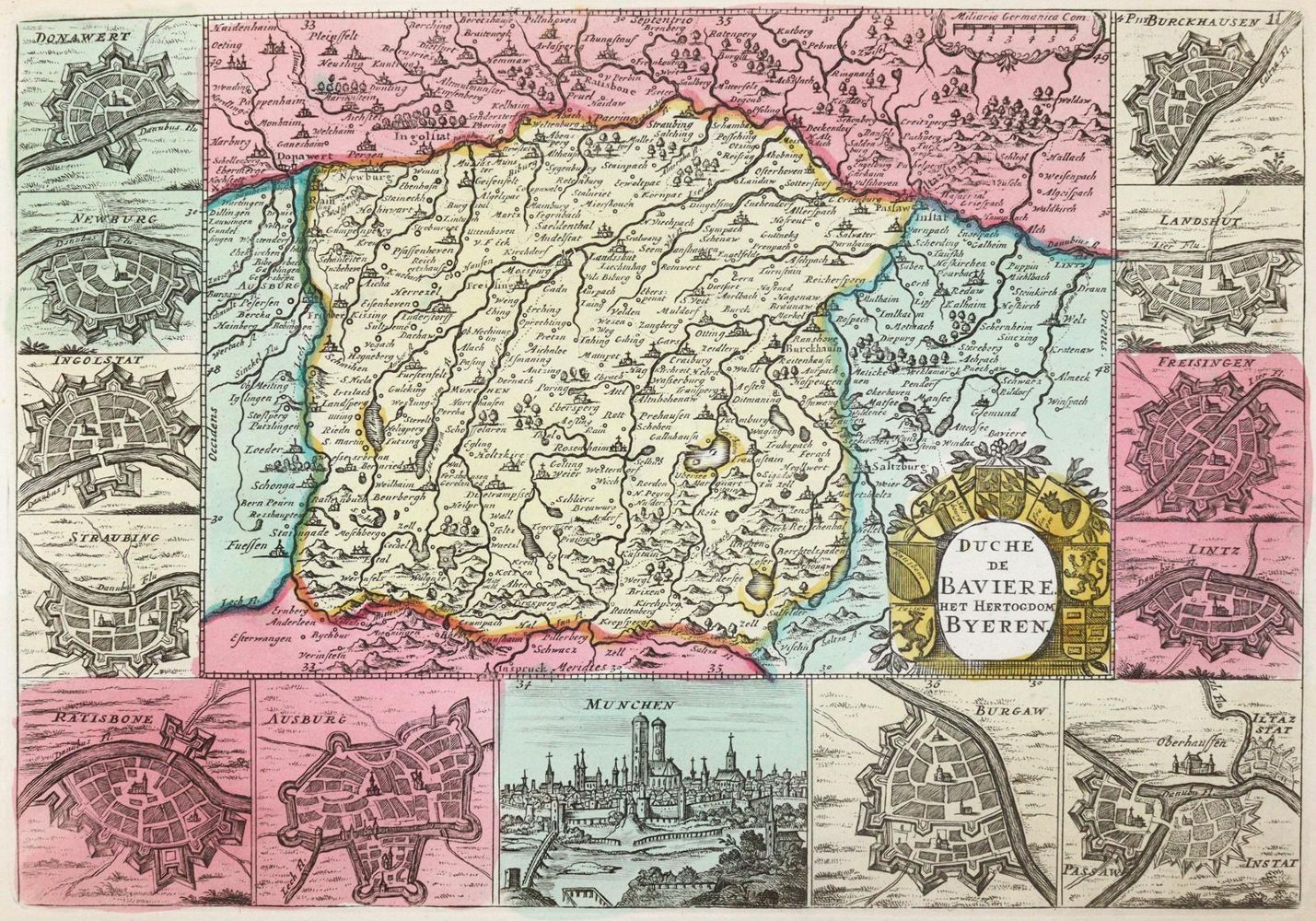 Große Abbildung Nr.3: 145-3144 Befestigungsanlagen Bayerns.: (Varia, Militaria)