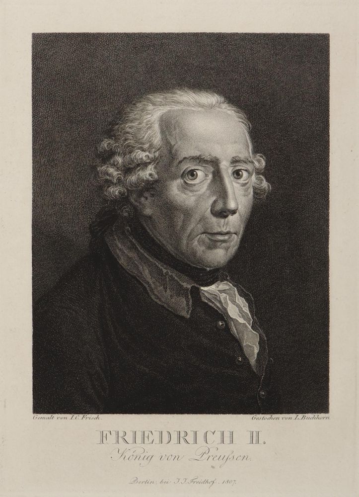 Große Abbildung Nr.1: 145-3179 Buchhorn, Ludwig: (Varia, Portrait, Friedrich II.)