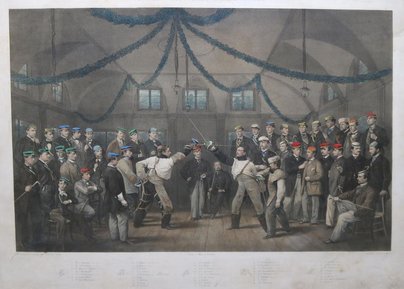 Große Abbildung Nr.30: 145-3209 Corps Saxo Rehnania: (Varia, Studentika und Hochschulen)