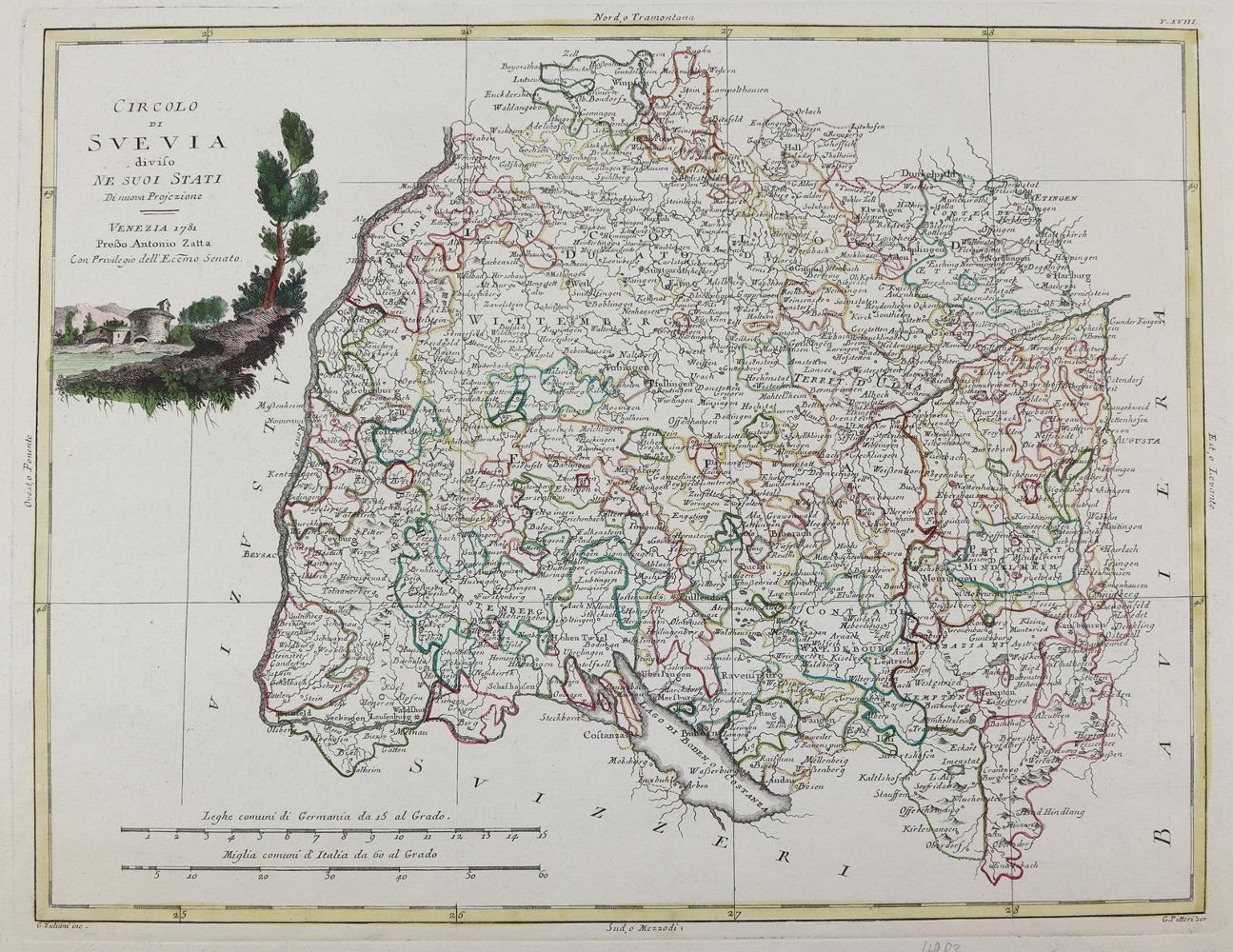Große Abbildung Nr.2: 145-3249 Schwaben.: (Deutschland, Baden-Württemberg)