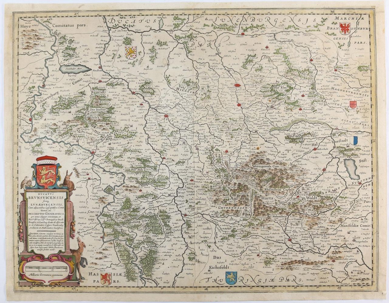 Große Abbildung Nr.3: 145-3272 Landkarten.: (Deutschland, Braunschweig)