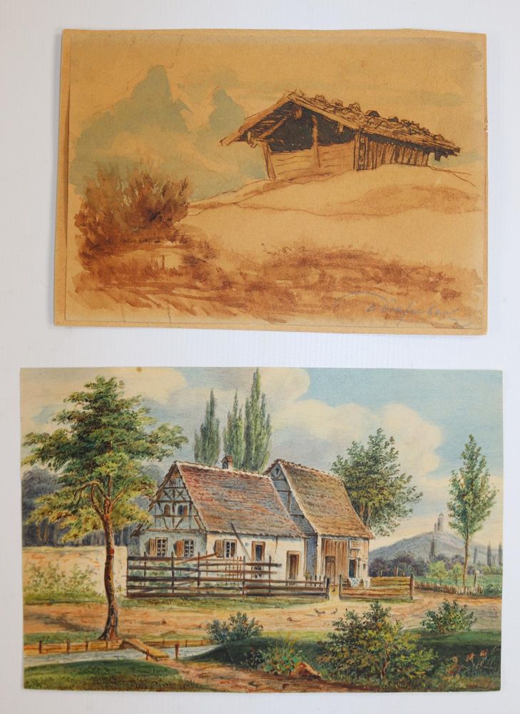 Große Abbildung Nr.3: 145-3273 Burgen und Dörfer.: (Deutschland)