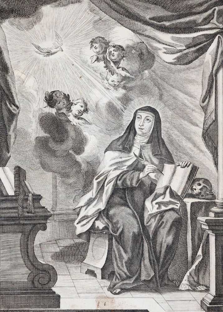 Große Abbildung Nr.2: 145-334 Andrade,A.de.: (Theresa von Avila)