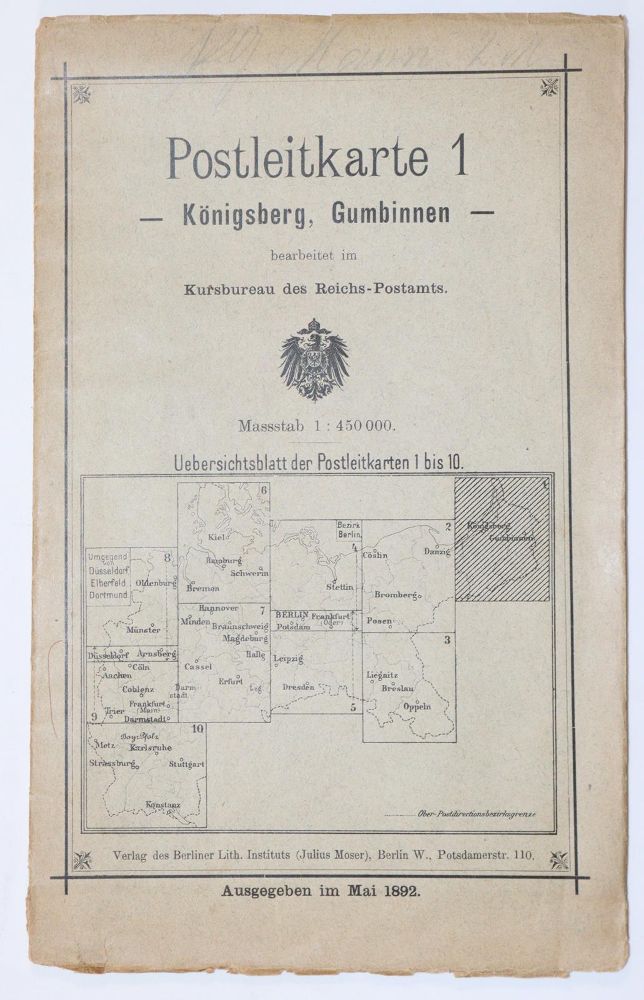 Große Abbildung Nr.2: 145-3349 Postleitkarten.: (Deutschland)