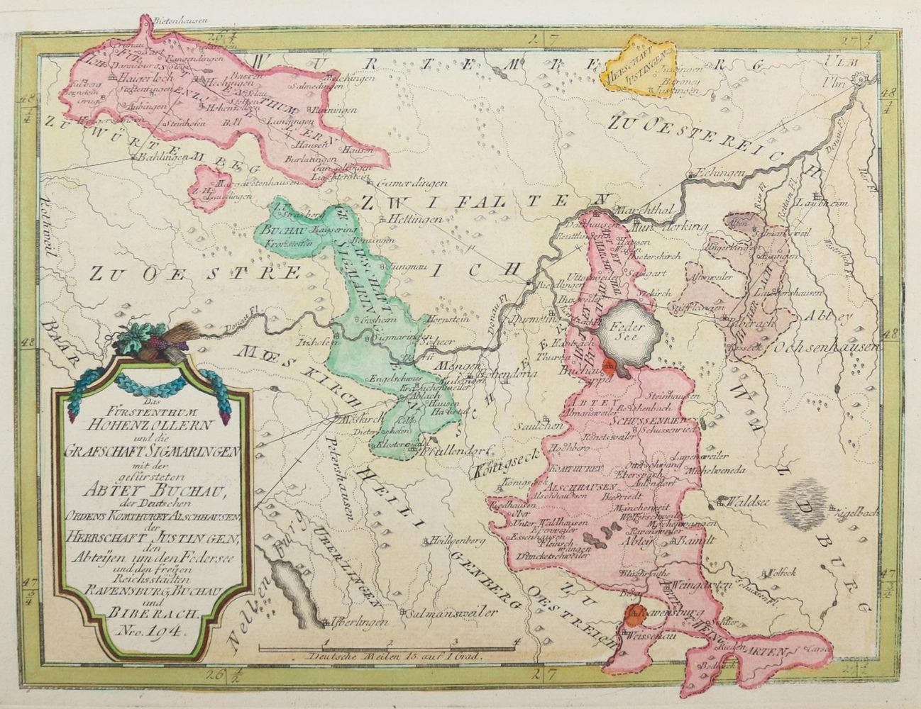 Große Abbildung Nr.4: 145-3362 Schwaben.: (Deutschland)