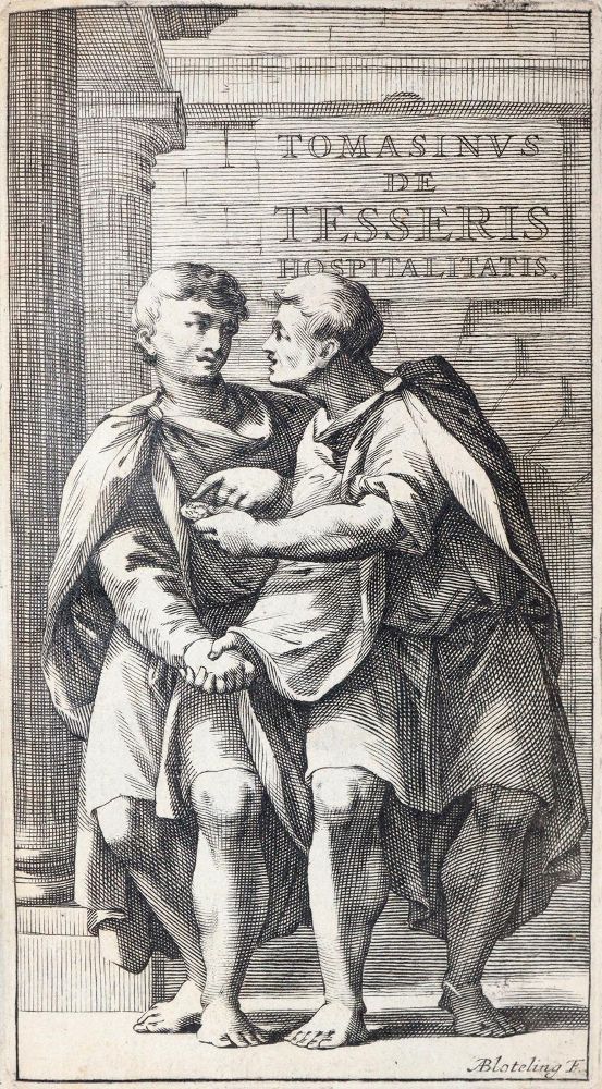 Tomasini,J.P. – De tesseris hospitalitatis liber singularis, in quo jus hospitii universum, apud veteres potissimum, expenditu