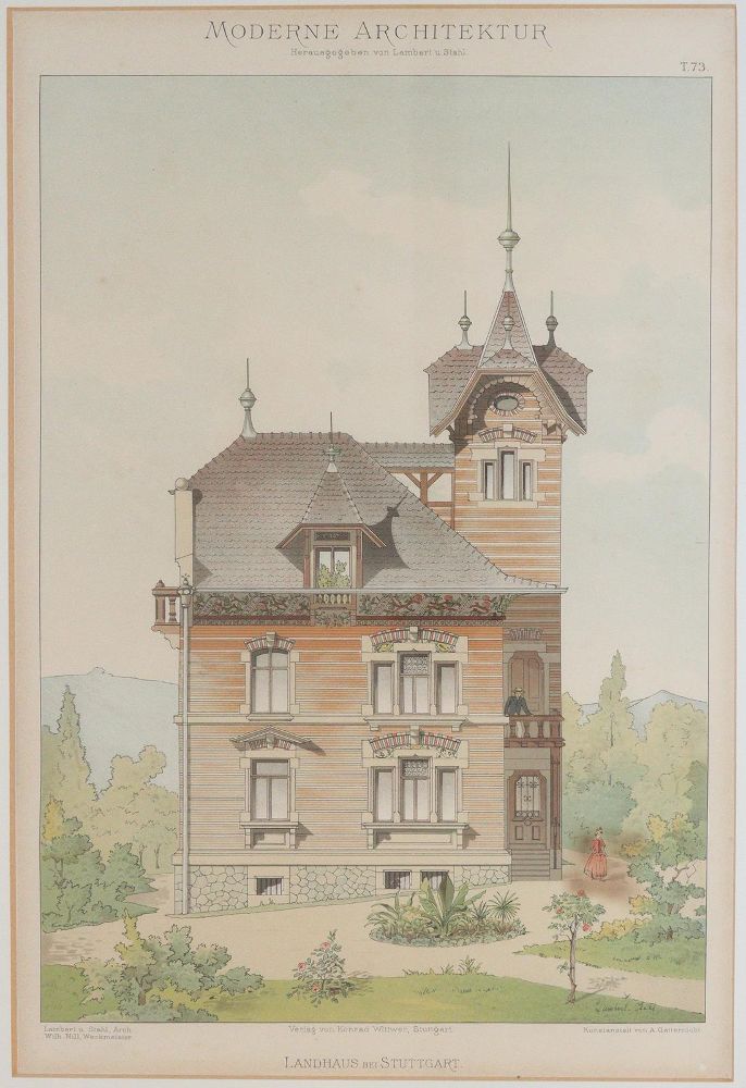Große Abbildung Nr.1: 145-3371 Lambert und Stahl.: (Deutschland, Stuttgart)