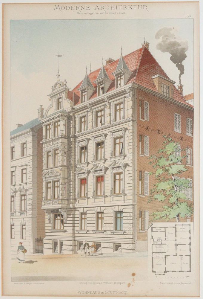 Große Abbildung Nr.2: 145-3371 Lambert und Stahl.: (Deutschland, Stuttgart)