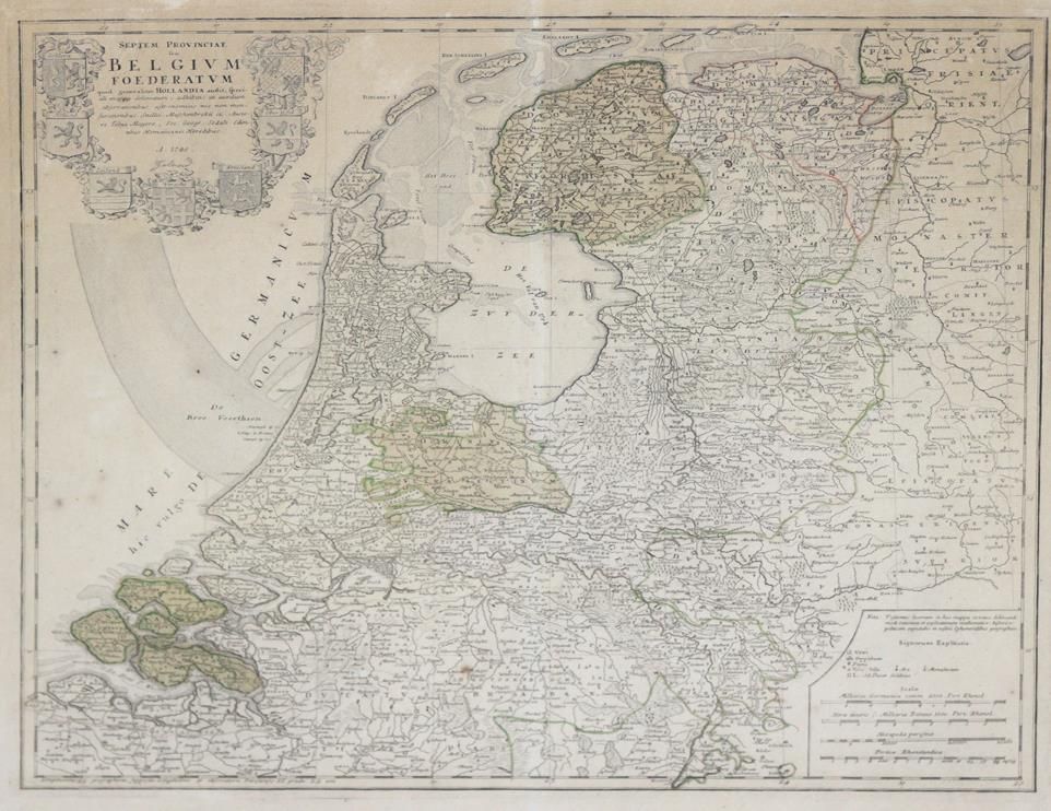 Große Abbildung Nr.1: 145-3405 Homann, Erben.: (Ausland, Benelux)