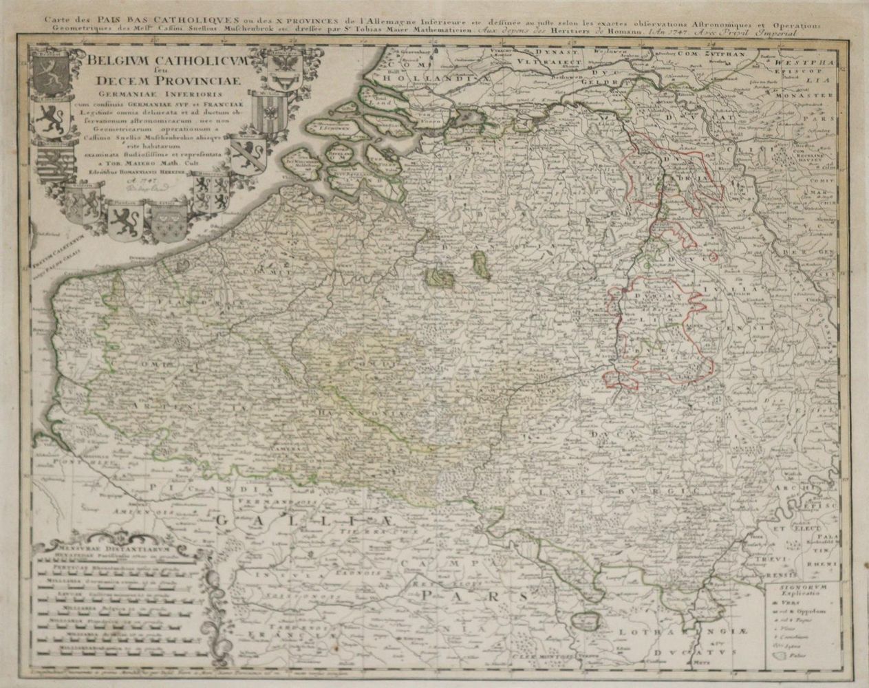Große Abbildung Nr.3: 145-3405 Homann, Erben.: (Ausland, Benelux)