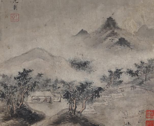 Große Abbildung Nr.1: 145-3414 Tuschzeichnungen.: (Ausland, China)