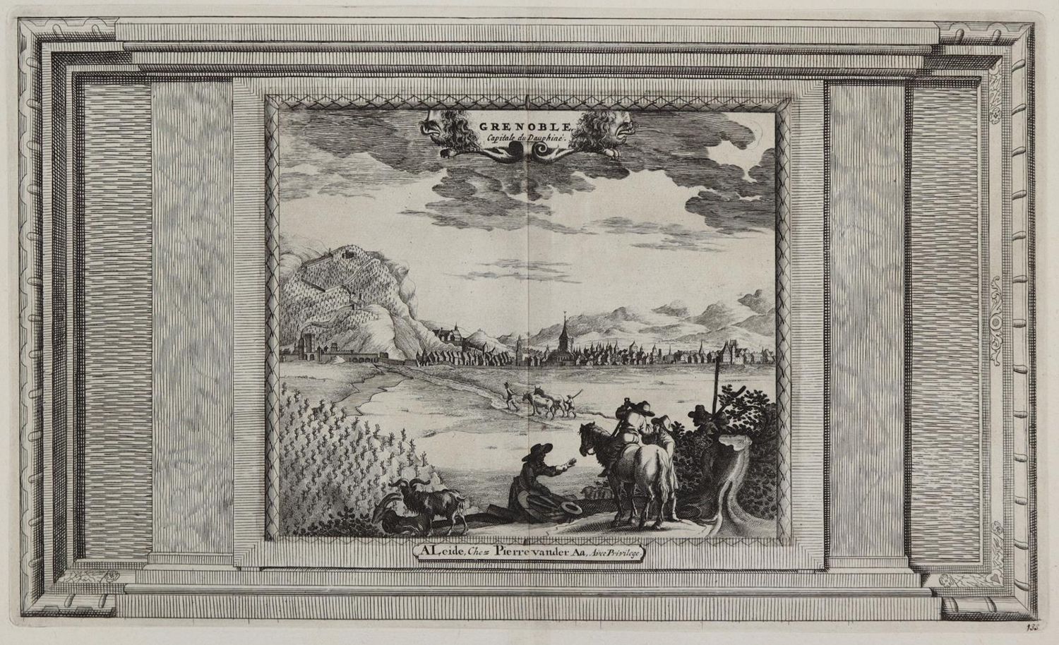 Große Abbildung Nr.1: 145-3421 Van der Aa, Pieter: (Ausland, Frankreich, Grenoble)
