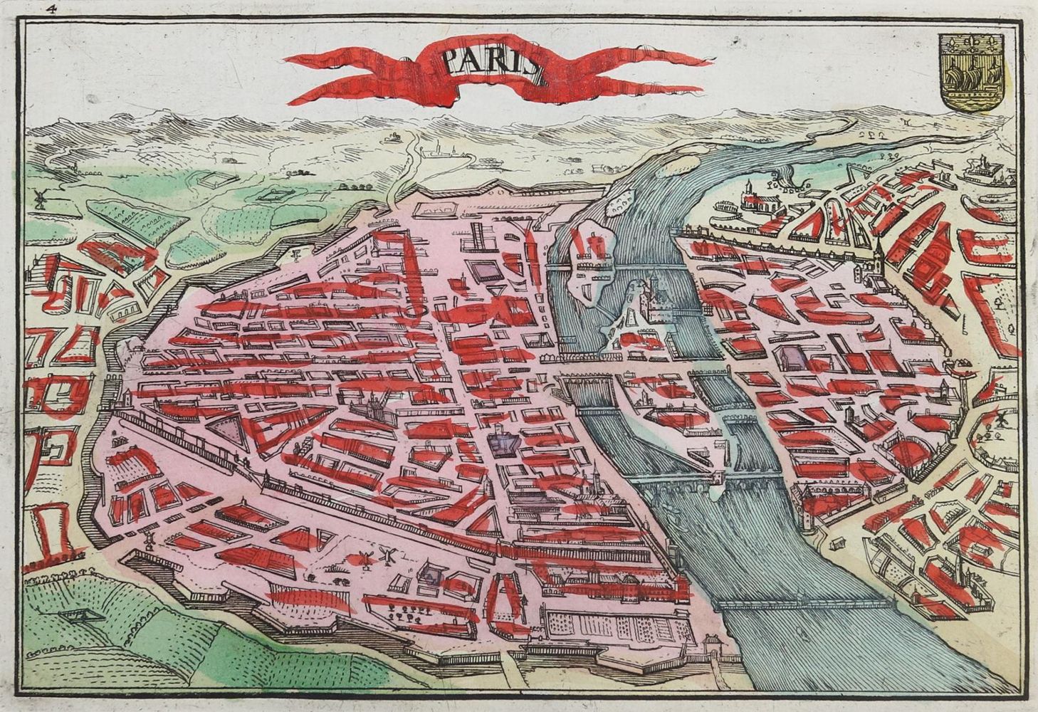 Große Abbildung Nr.1: 145-3429 Paris und Frankreich.: (Ausland, Frankreich)