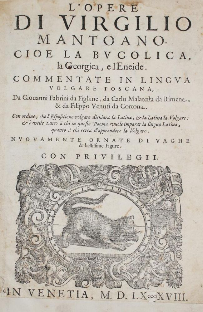 Vergilius,M.P. – L'Opere cioe la Bucolica, la Georgica, e l'Eneide