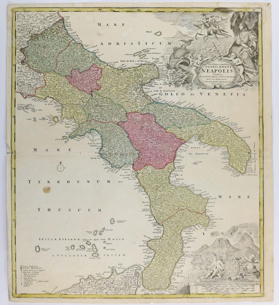 Große Abbildung Nr.1: 145-3464 Landkarten.: (Ausland, Italien)