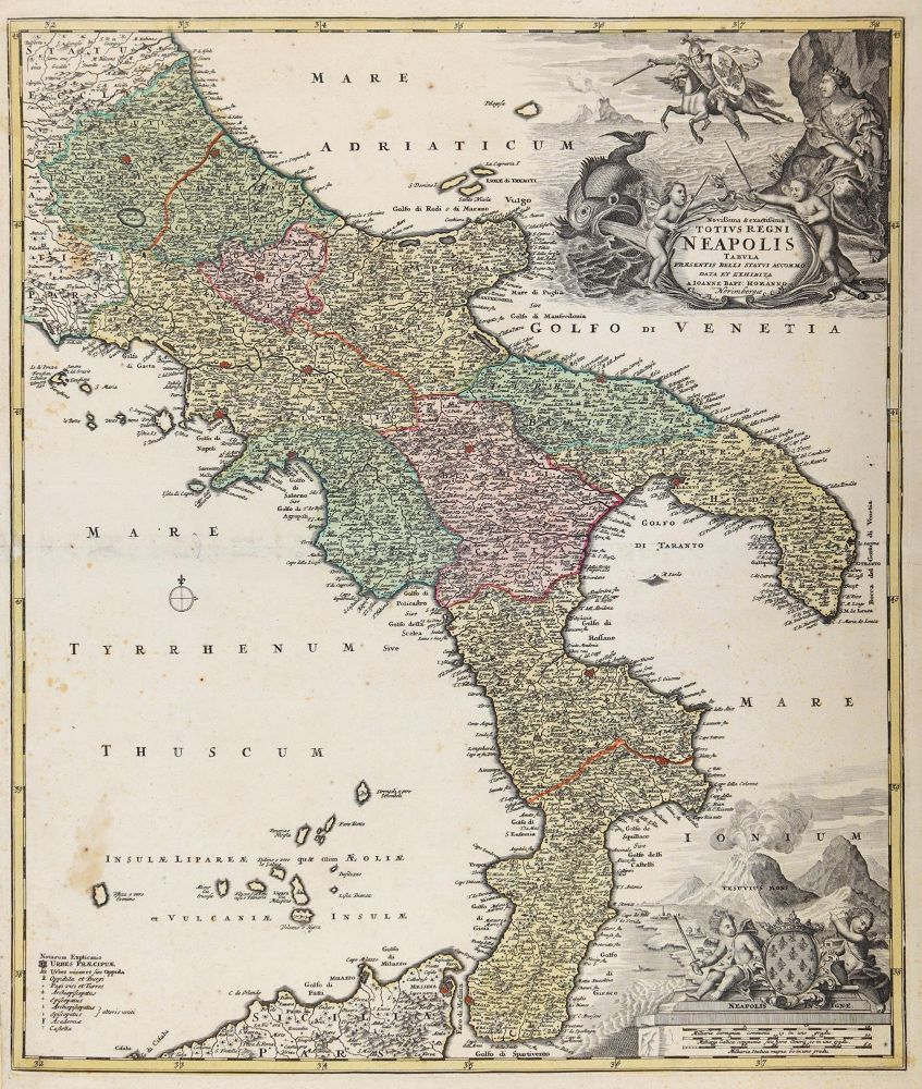 Große Abbildung Nr.3: 145-3464 Landkarten.: (Ausland, Italien)