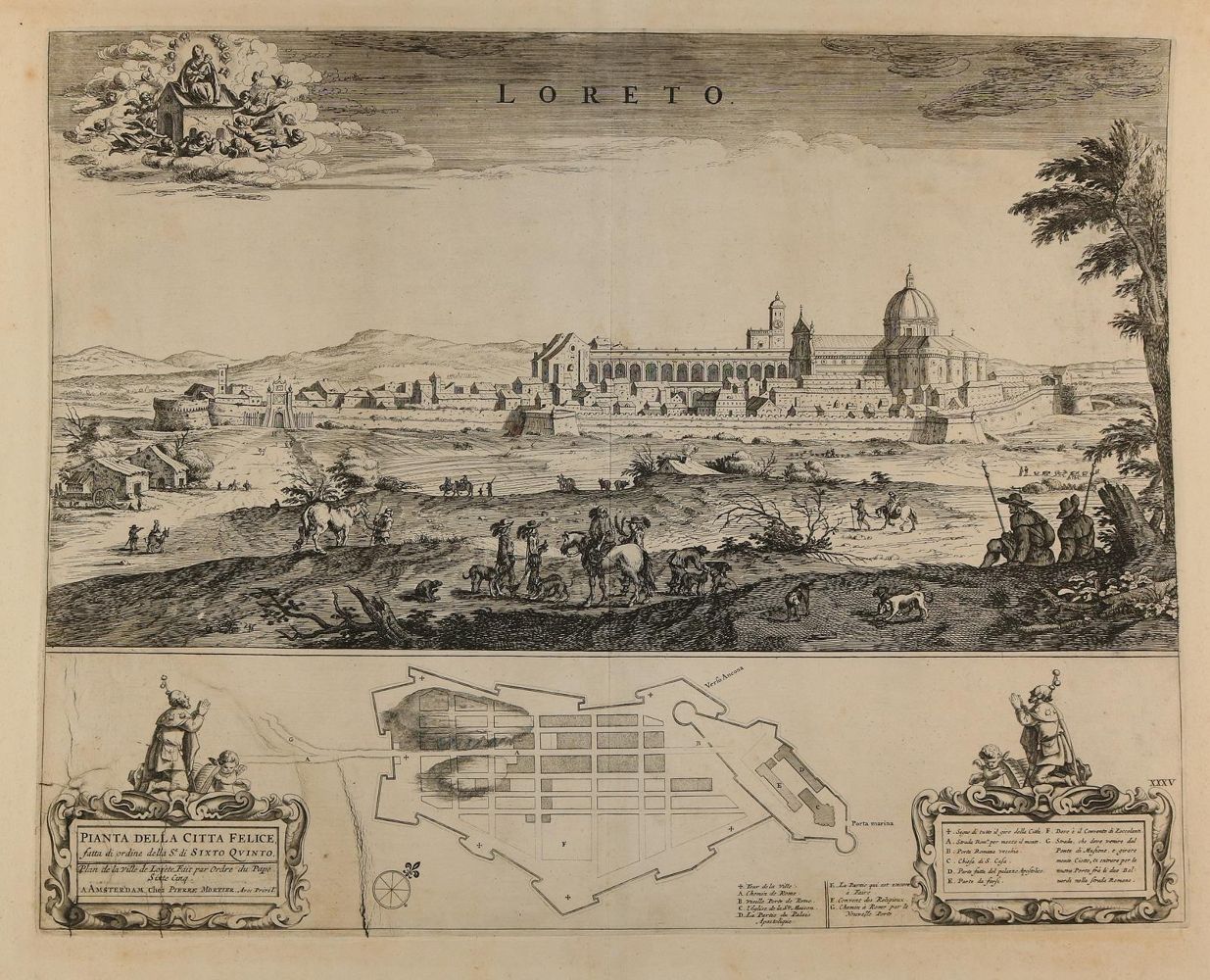 Große Abbildung Nr.1: 145-3465 Loreto.: (Ausland, Italien)