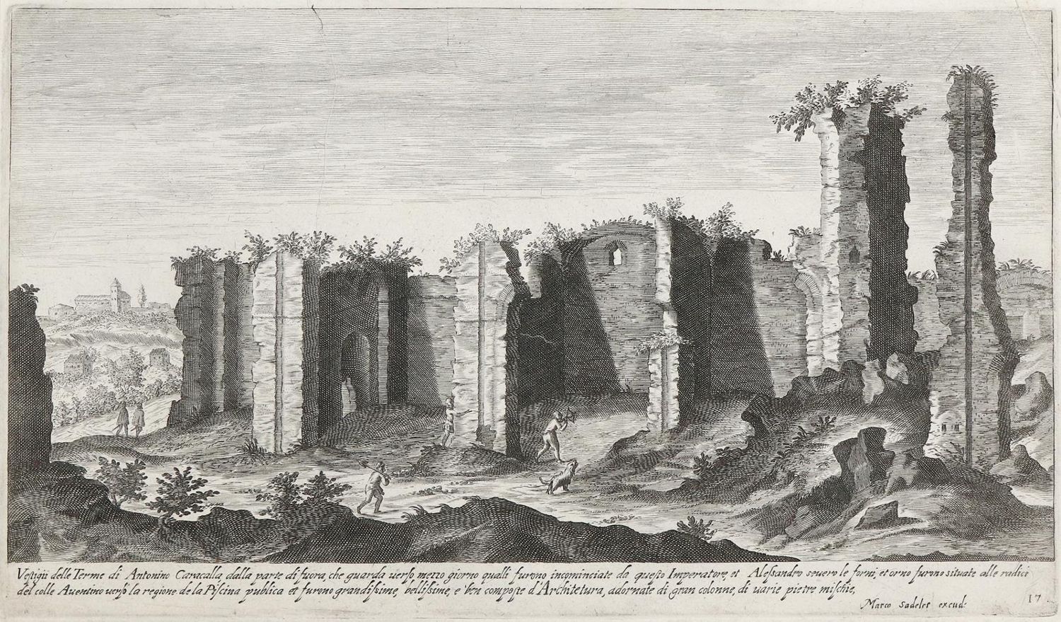 Große Abbildung Nr.1: 145-3515 Sadeler, Marcus: (Ausland, Italien, Rom)
