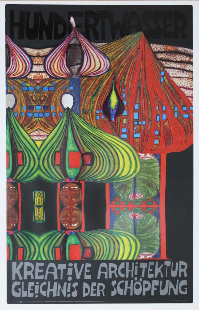 Große Abbildung Nr.1: 145-3633 Hundertwasser, Friedensreich: (Plakate)