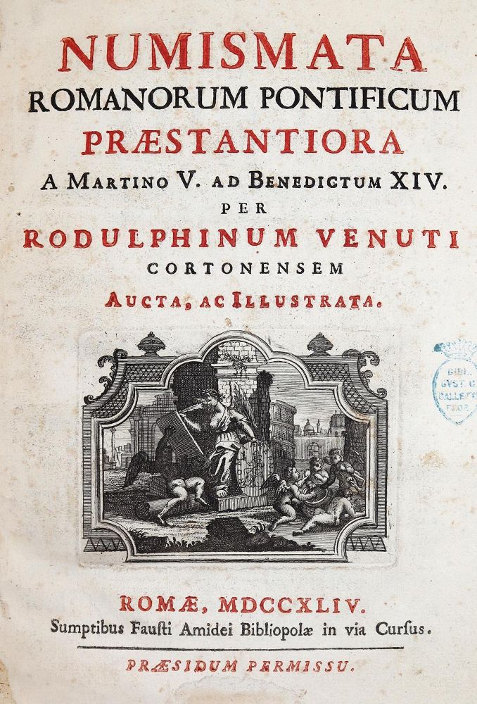 Venuti,R. – Numismata romanorum pontificium praestantiora a Martino V