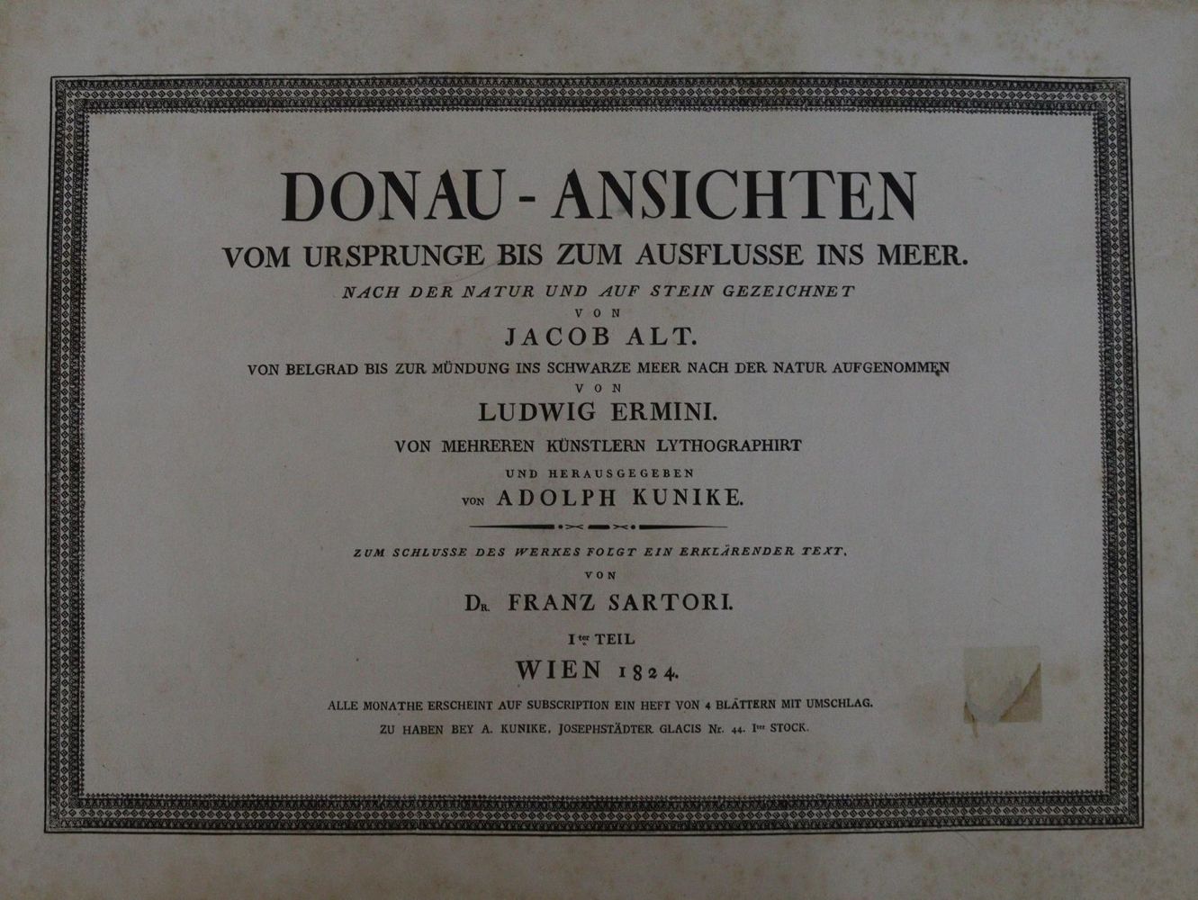 Große Abbildung Nr.12: 145-3650 Alt, Jacob: (Künstlergraphik)
