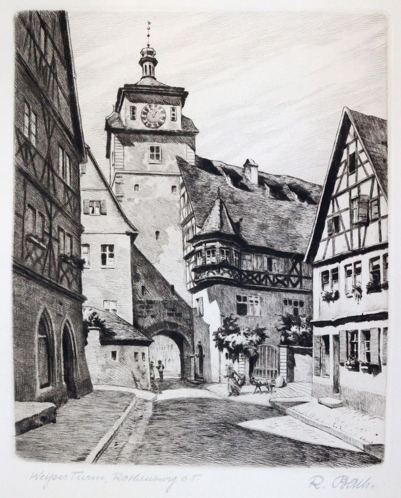 Große Abbildung Nr.1: 145-3678 Bach, Rheinhold: (Künstlergraphik)