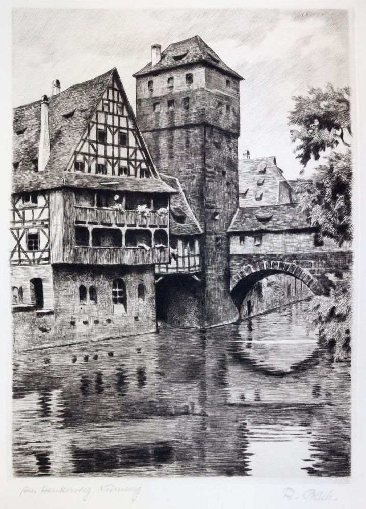 Große Abbildung Nr.2: 145-3678 Bach, Rheinhold: (Künstlergraphik)
