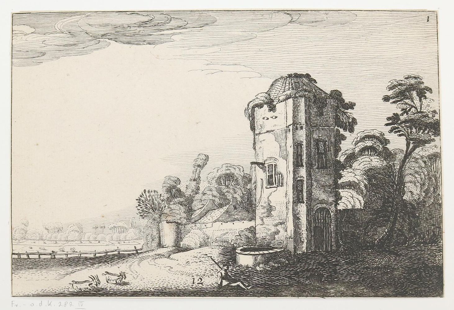 Große Abbildung Nr.1: 145-3712 Berchem, Nicolaes: (Künstlergraphik)