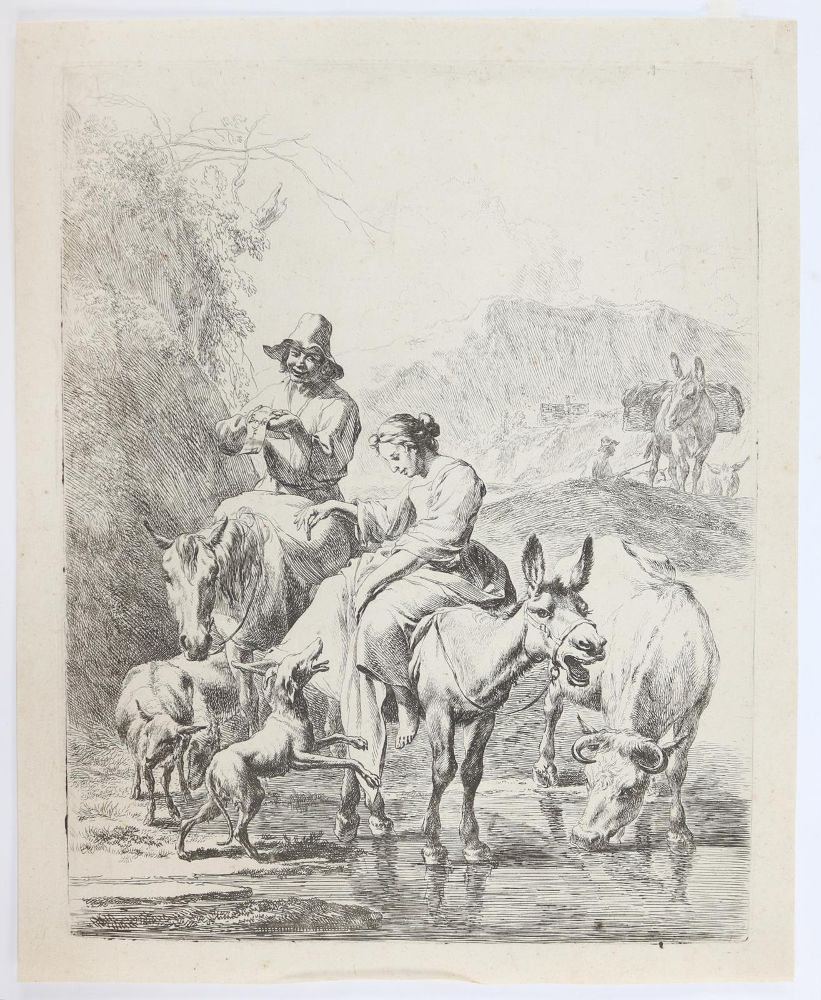 Große Abbildung Nr.3: 145-3712 Berchem, Nicolaes: (Künstlergraphik)