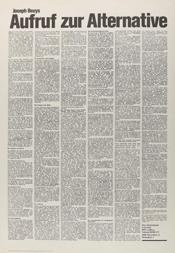Große Abbildung Nr.2: 145-3722 Beuys, Joseph: (Künstlergraphik)