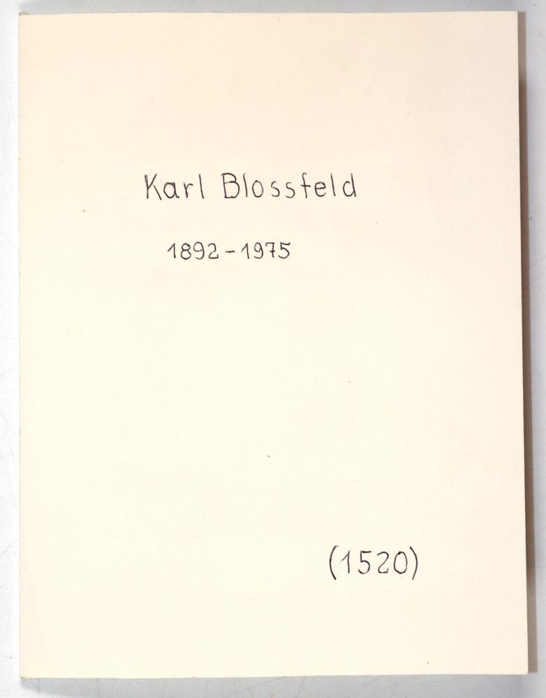 Große Abbildung Nr.2: 145-3739 Blossfeld, Karl: (Künstlergraphik)