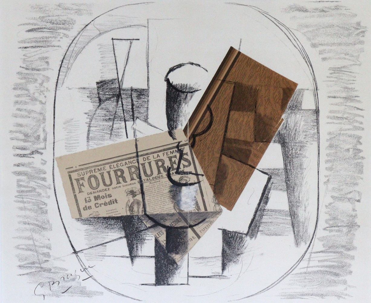 Große Abbildung Nr.1: 145-3753 Braque, Georg: (Künstlergraphik)