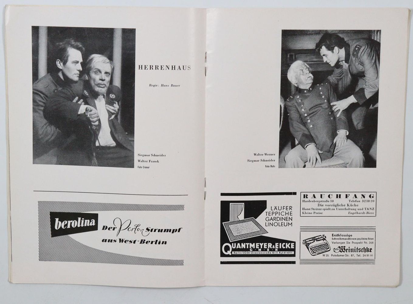 Große Abbildung Nr.2: 145-381 Theaterprogramme.: (Film - Theater - Tanz, Berlin)