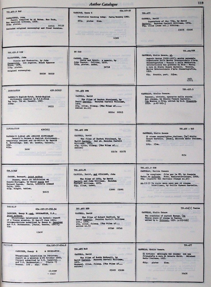 Große Abbildung Nr.2: 145-382 British Film Institute.: (Film - Theater - Tanz)