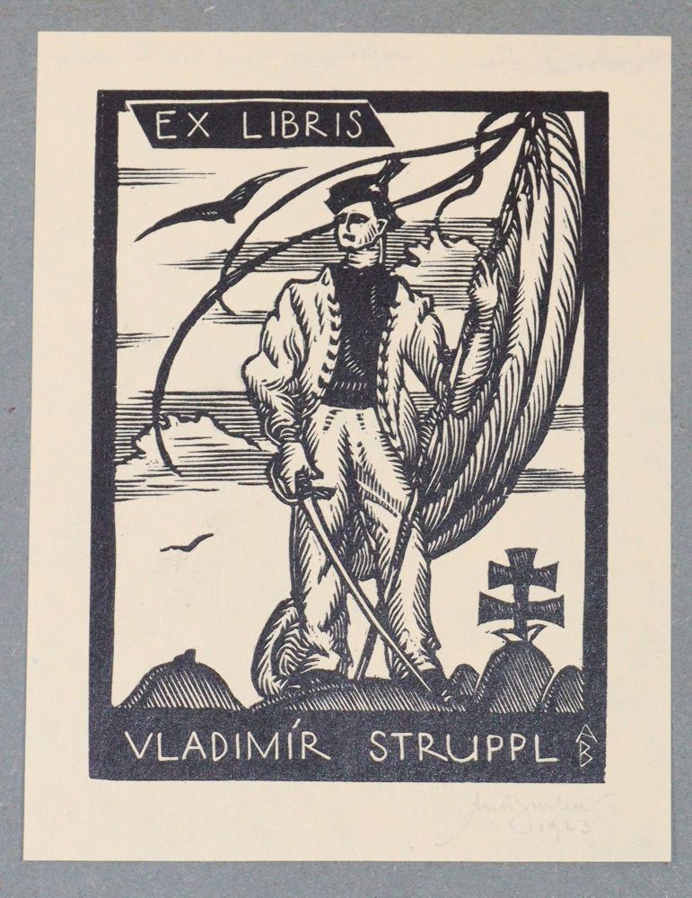 Große Abbildung Nr.7: 145-3948 Burka, Antonin: (Künstlergraphik, Exlibris)