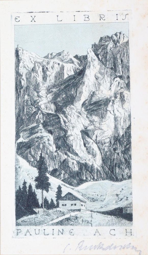 Große Abbildung Nr.35: 145-3950 Exlibris.: (Künstlergraphik, Exlibris)