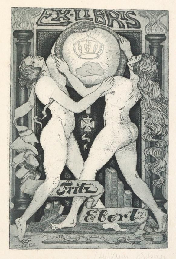 Große Abbildung Nr.1: 145-3951 Exlibris.: (Künstlergraphik, Exlibris)