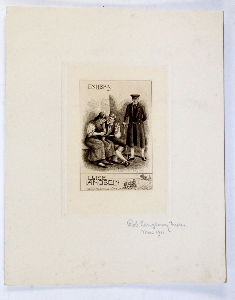 Große Abbildung Nr.6: 145-3951 Exlibris.: (Künstlergraphik, Exlibris)
