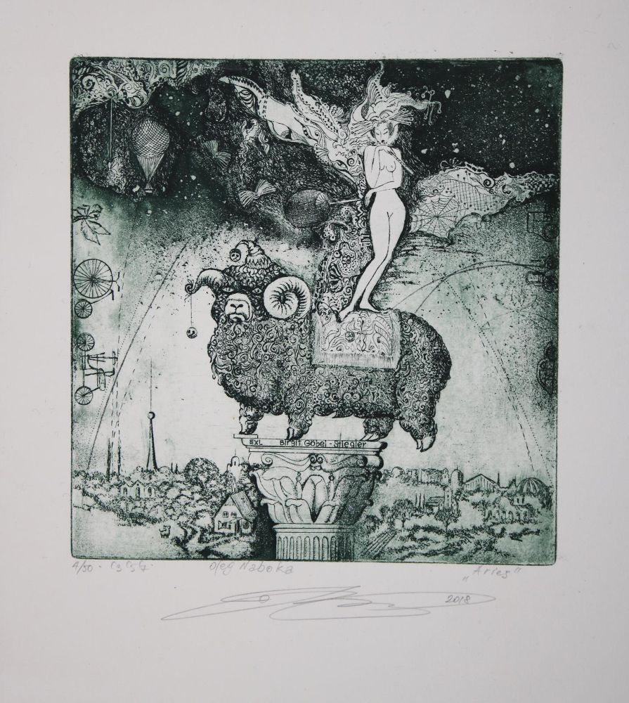 Große Abbildung Nr.114: 145-3954 Konvolut: (Künstlergraphik, Exlibris)