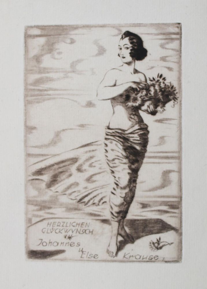 Große Abbildung Nr.12: 145-3954 Konvolut: (Künstlergraphik, Exlibris)