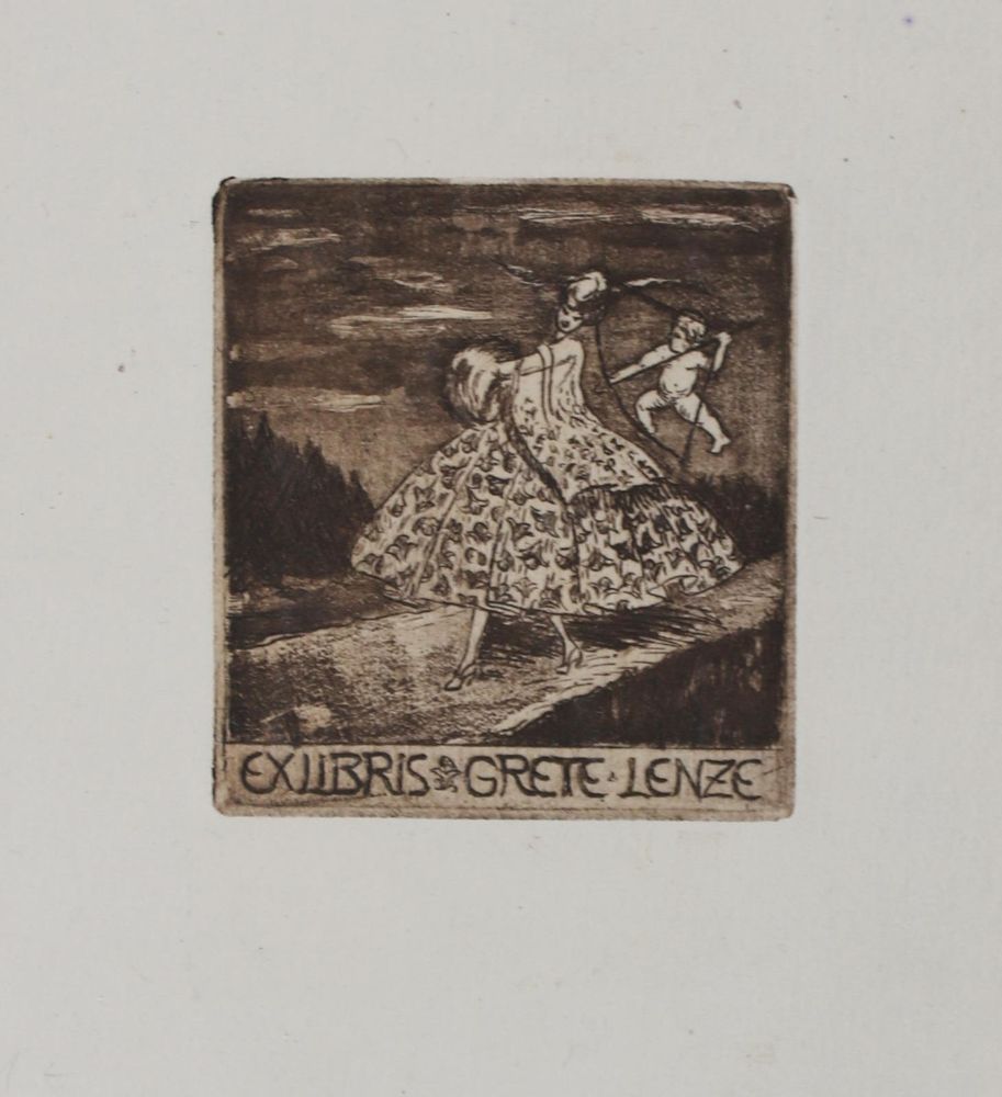 Große Abbildung Nr.13: 145-3954 Konvolut: (Künstlergraphik, Exlibris)