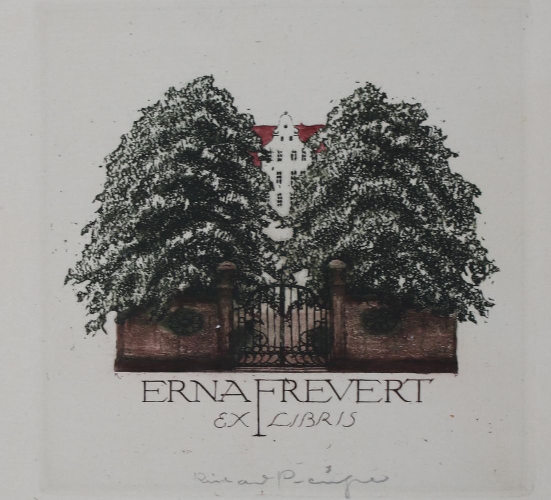 Große Abbildung Nr.27: 145-3954 Konvolut: (Künstlergraphik, Exlibris)