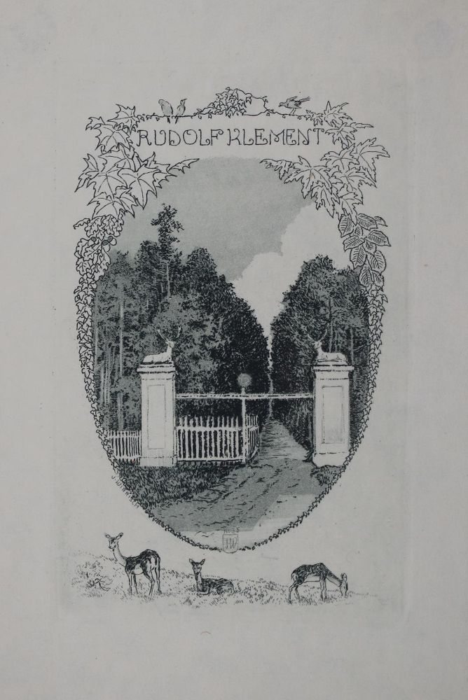 Große Abbildung Nr.43: 145-3954 Konvolut: (Künstlergraphik, Exlibris)
