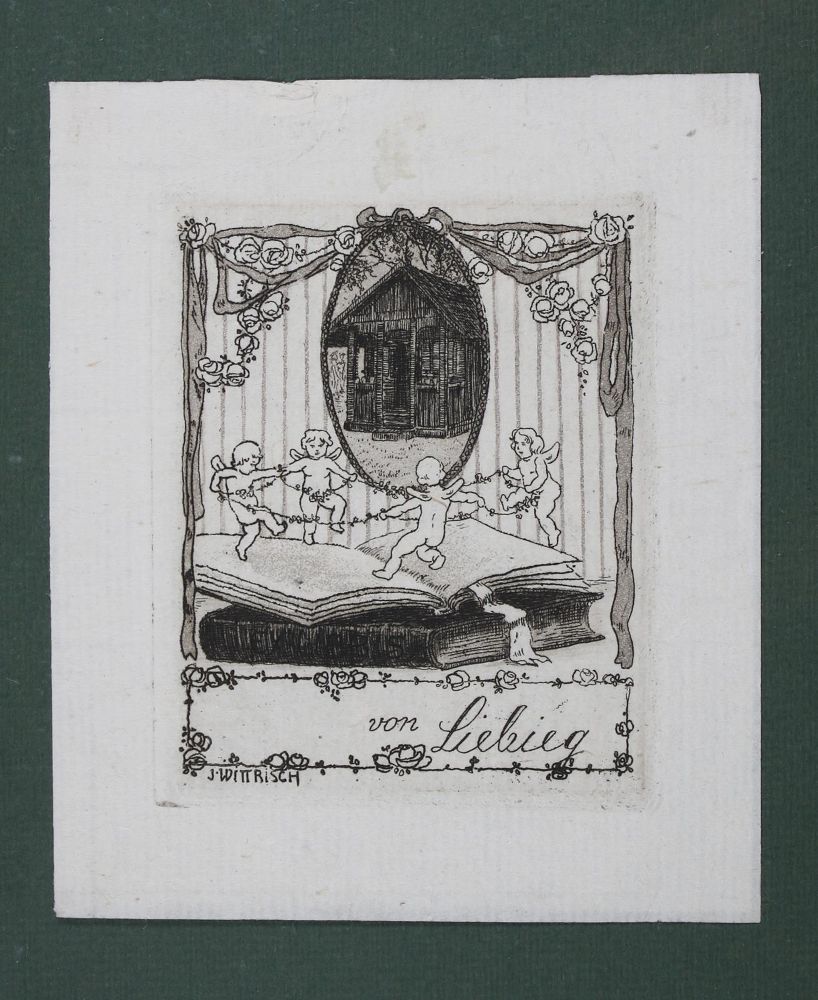 Große Abbildung Nr.45: 145-3954 Konvolut: (Künstlergraphik, Exlibris)
