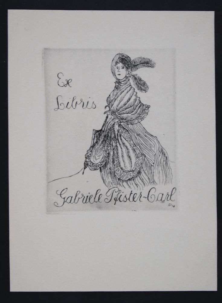 Große Abbildung Nr.48: 145-3954 Konvolut: (Künstlergraphik, Exlibris)