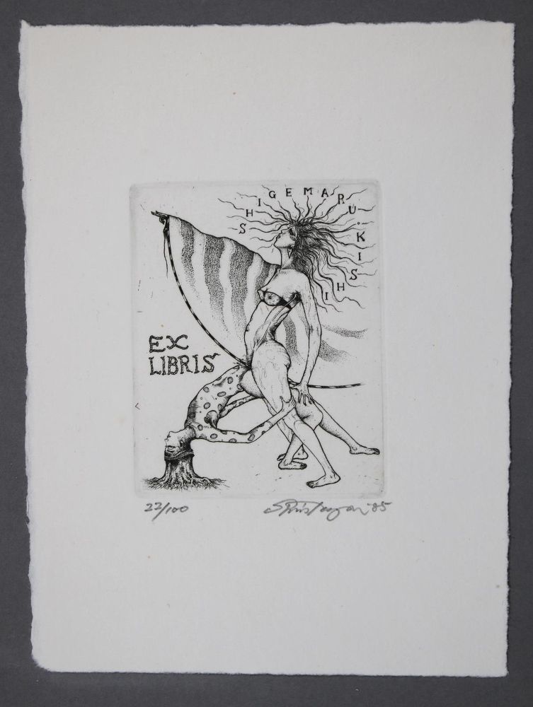 Große Abbildung Nr.57: 145-3954 Konvolut: (Künstlergraphik, Exlibris)